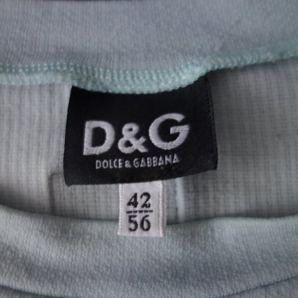 Dolce & Gabbana Turquoise T-Shirt Size 42/56 - Picture 6 of 13